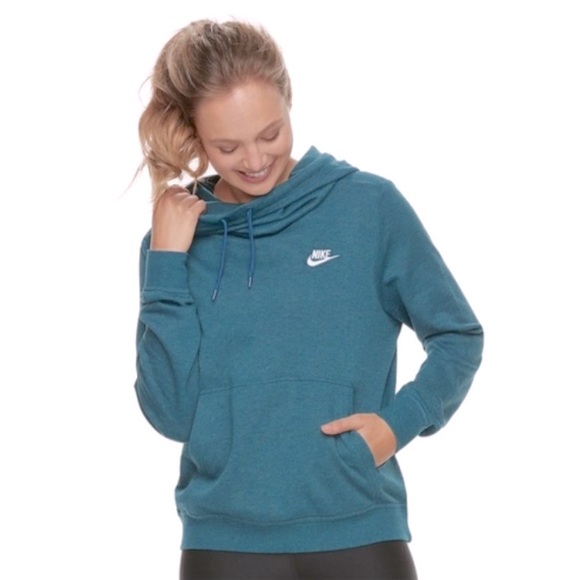 NIKE Women's Teal Sweatshirt - Picture 1 of 4